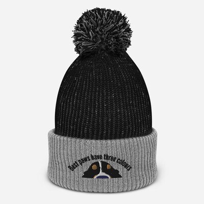 D`Bern Designe Best paws 1Pom-Pom Beanie