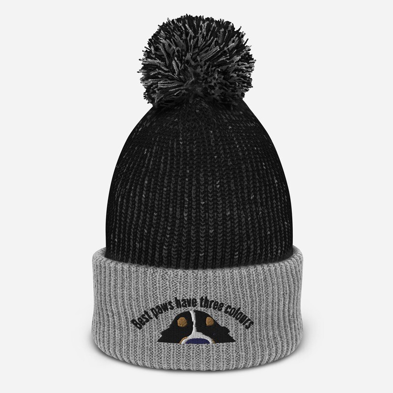 D`Bern Designe Best paws 1Pom-Pom Beanie