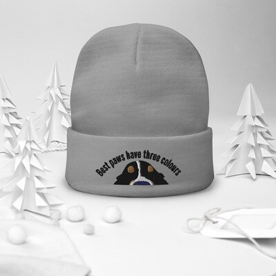 D`Bern Designe Best paws2 Embroidered Beanie / 3 colours