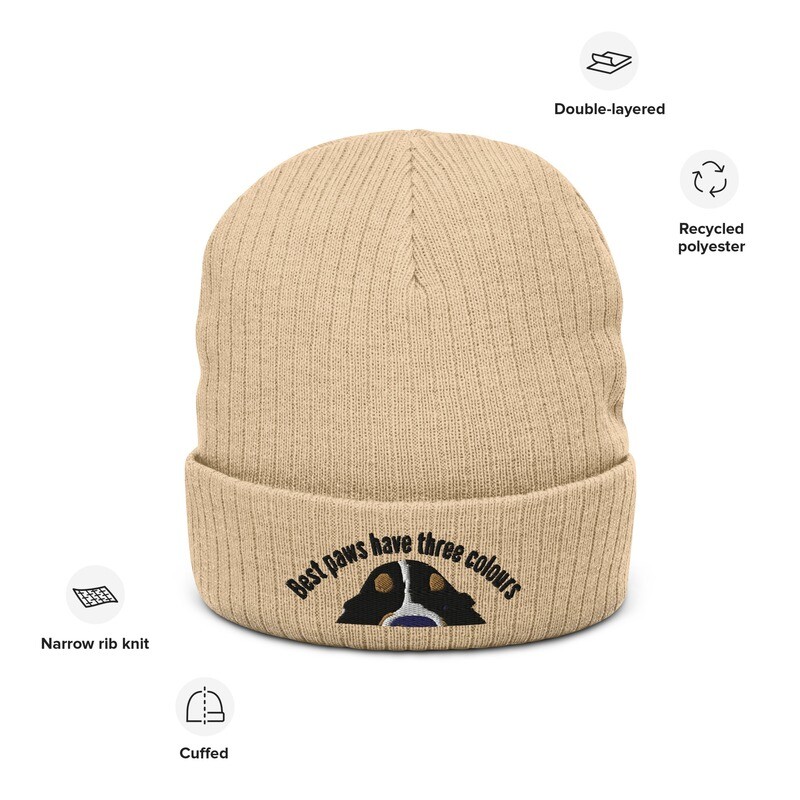 D`Bern Designe Ribbed knit beanie Recycled / 5 colours