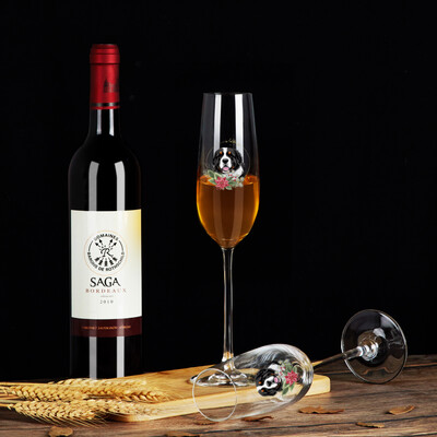 D`Bern Designe SET OF 2 Bern Champagne Glasses