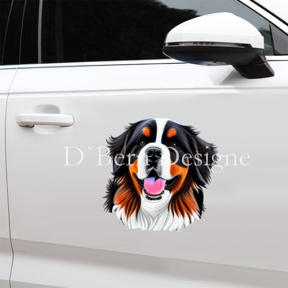 D`Bern Designe waterproof MAGNET STICKER 3  /4 sizes