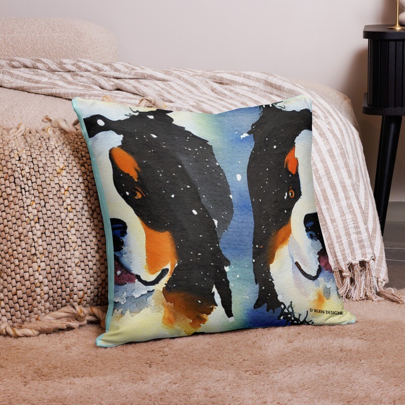 D˙Bern Designe Berner profile Pillow Case / in 3 sizes