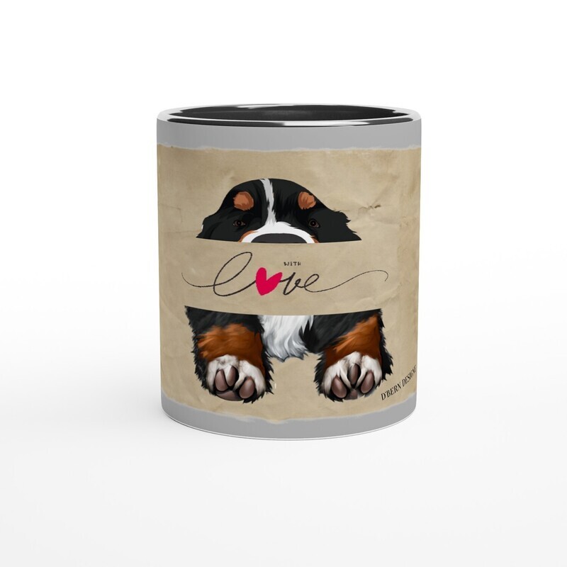 D˙Bern Designe Bern with Love mug grey