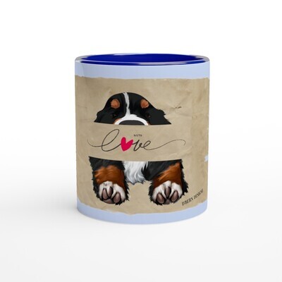 D˙Bern Designe Bern with Love mug blue