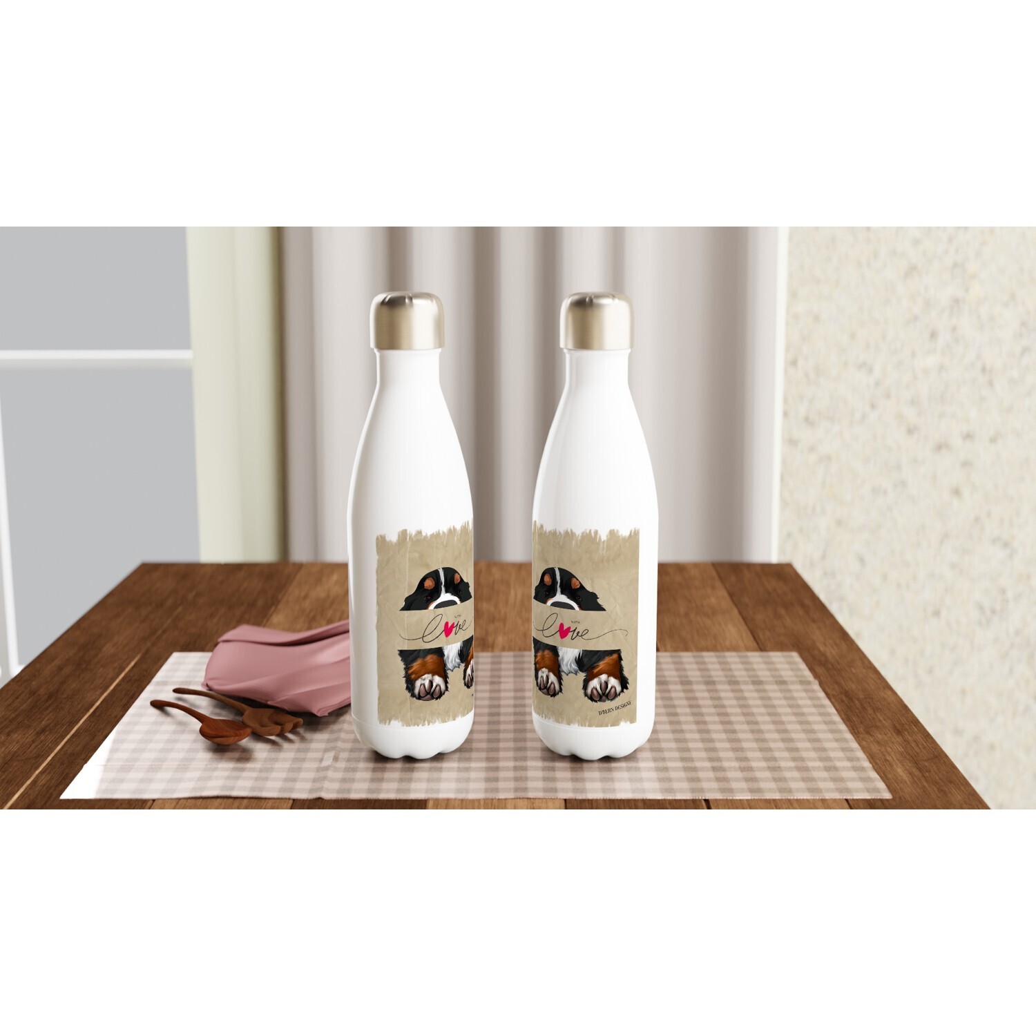 D˙Bern Designe Bern with Love 17oz water bottle