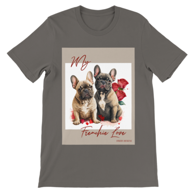 D˙Bern Designe French Bulldog Love unisex T shirt  /in 6  colors