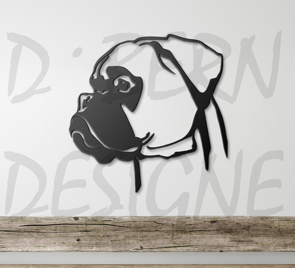 D&#39;Bern Designe Metal D&#39; BOXER head / in 5 colors