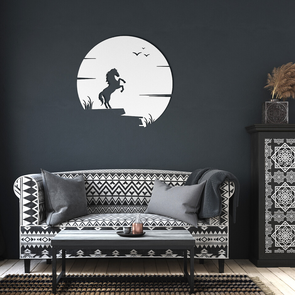 D&#39;Bern Designe Metal Horse and the Moon   / in 5 colors