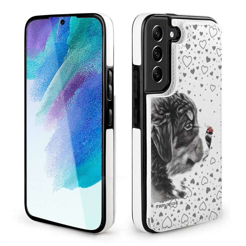 D˙Bern Designe flip leather phone Case ( Samsung &amp; IPhones) + custom background