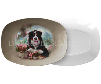 D`Bern Designe Berner Roses serving platter