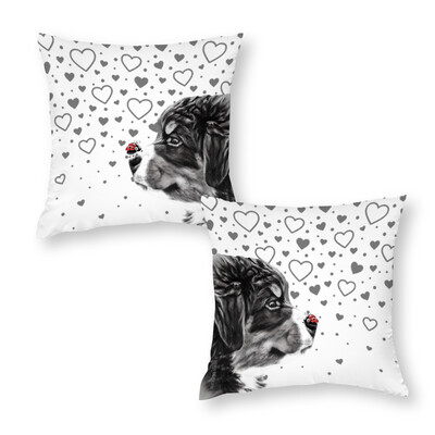 D´Bern Designe Bern &amp; Ladybug square pillowcases set 2 in 1 /in 8 sizes