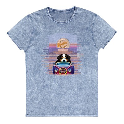 D˙Bern Designe Feelin˙ Groovy Unisex Denim T-Shirt