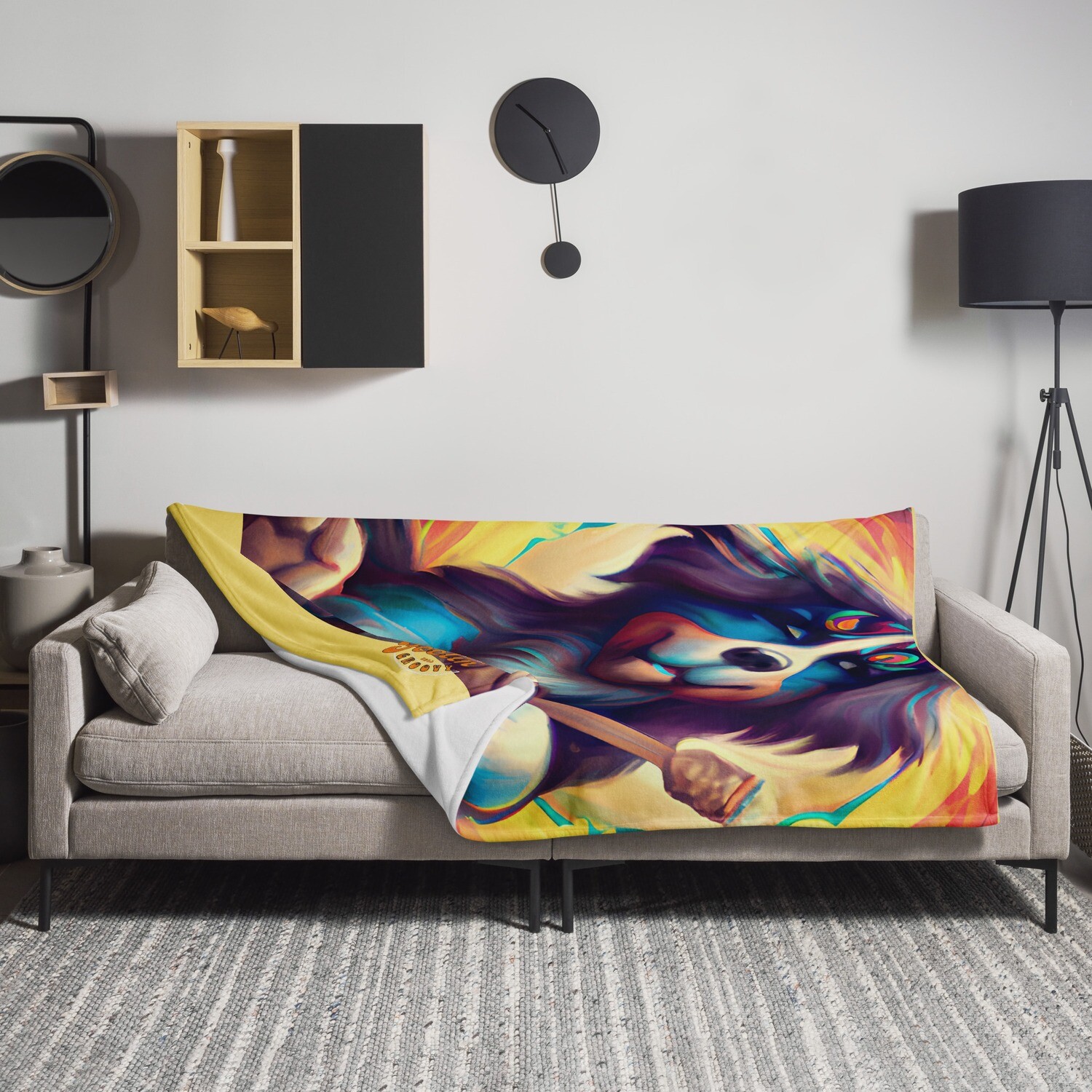 D˙Bern Designe Feelin˙Groovy dream Throw Blanket / 2 sizes, Size: 60×80