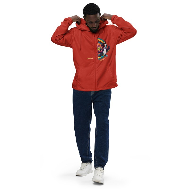 D˙Bern Designe Feelin˙Groovy Unisex lightweight zip up Windbreaker / 6 colors