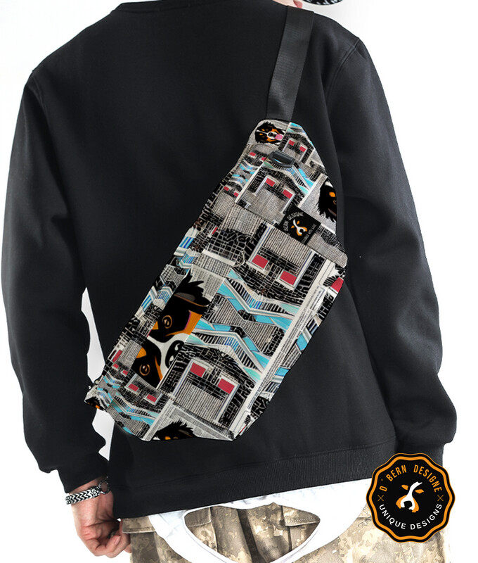 D´Bern Designe Premium fashion waterproof Bernese1 waist Bag-large