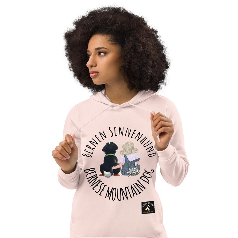 D˙Bern Designe Women&#39;s ECO/Organic fitted BernKid hoodie / pastel colors
