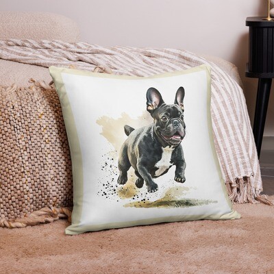 D˙Bern Designe French Bulldog running pillow case / in 3 sizes