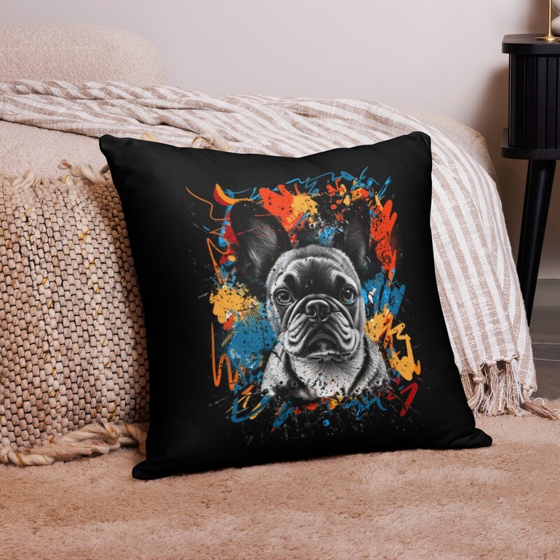 D˙Bern Designe French Bulldog Pillow Case / 3 sizes