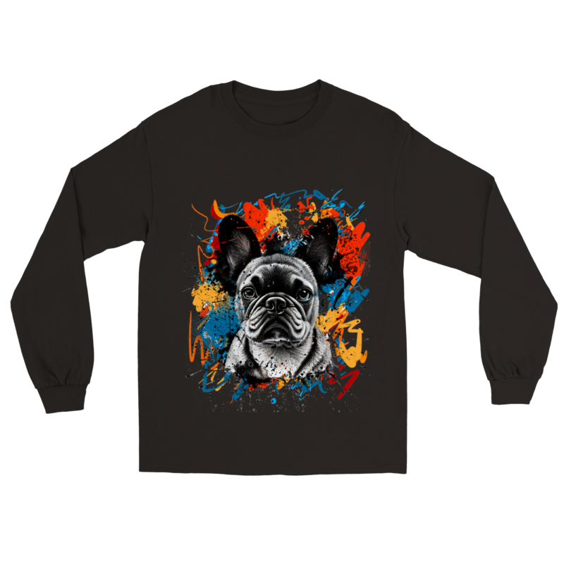D˙Bern Designe Unisex longsleeve T shirt Frenchy black