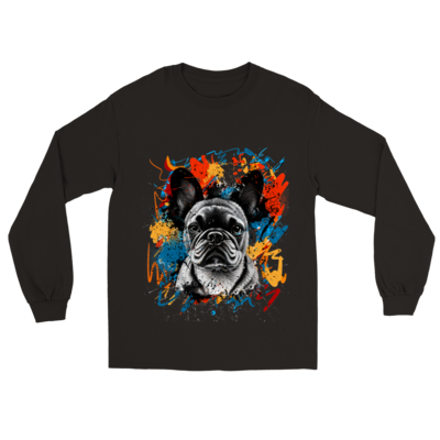 D˙Bern Designe Unisex longsleeve T shirt Frenchy black