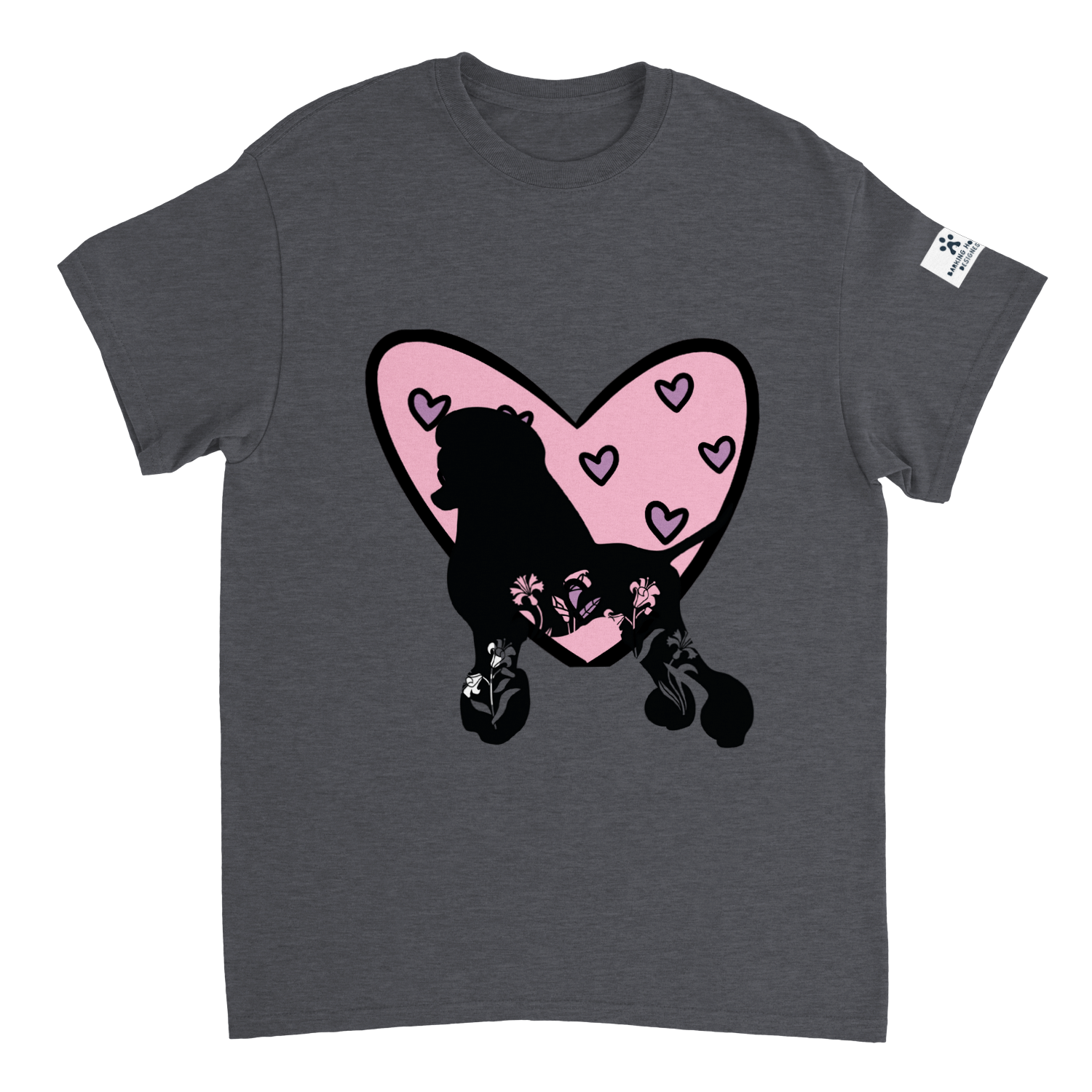 ​Barking House Premium heavyweight Unisex Poodle  Love-T-shirt /in 4 colors