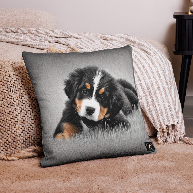 D˙Bern Designe Bern Puppy Premium pillow case / 3 sizes