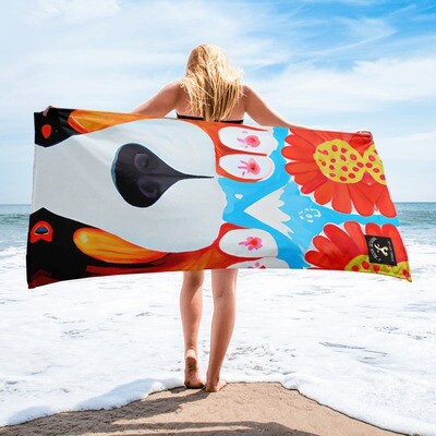 D˙Bern Design Berner On A Beach Towel
