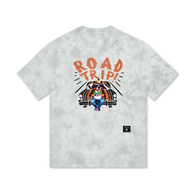 D˙Bern Designe Berner Road Trip Unisex Heavy Cotton Oversized Tie-Dye T-Shirt / 4 colors