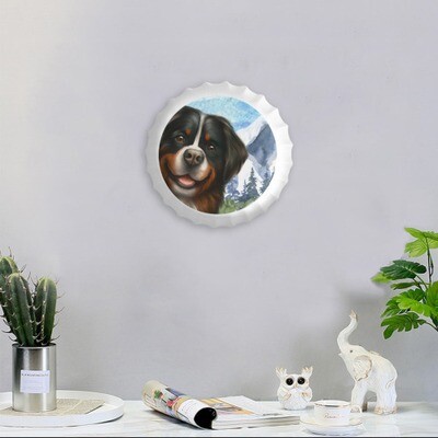 D˙Bern Designe Berner window tinplate in the bottle cap shape