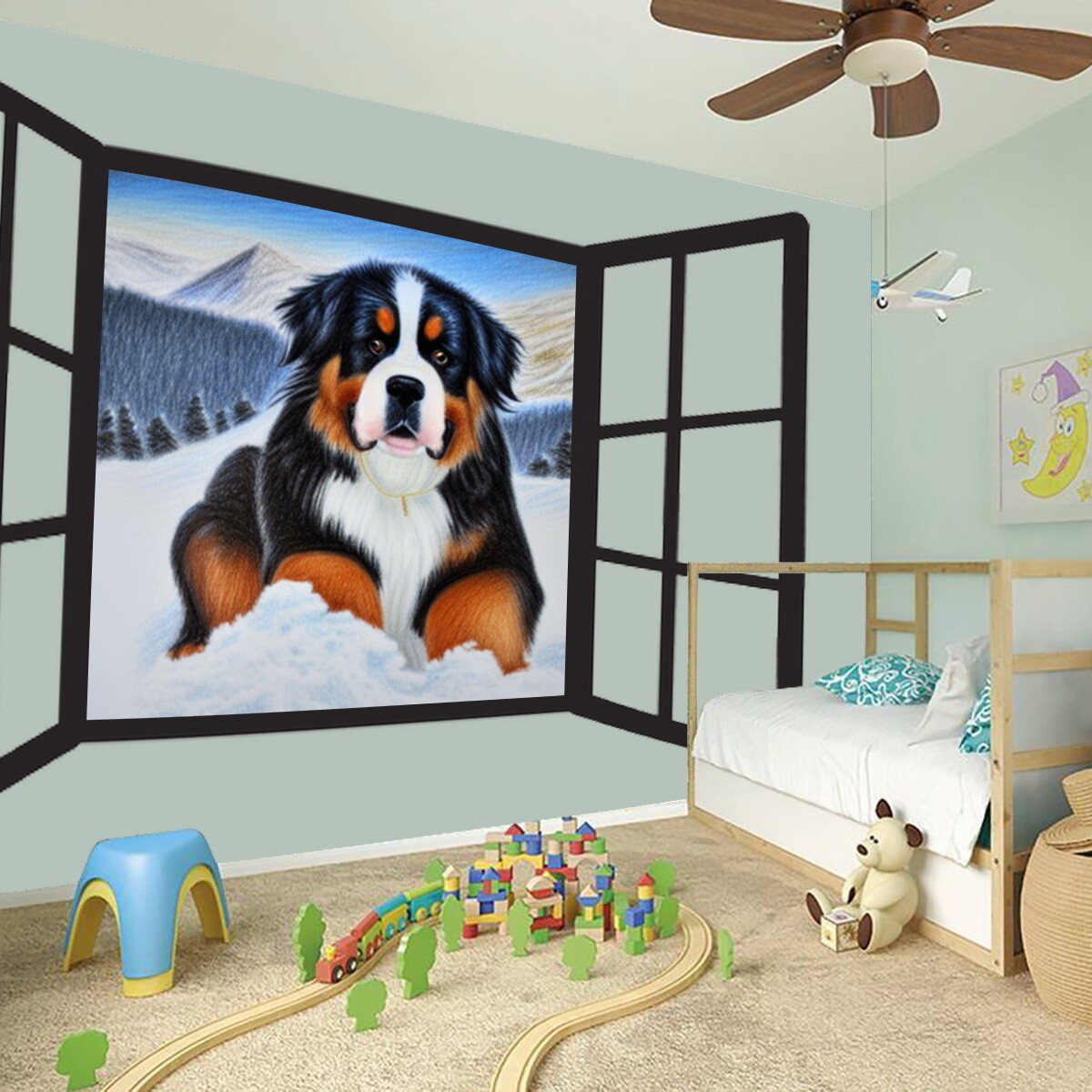 ​D˙Bern Designe 3D wall sticker W / 2 colors