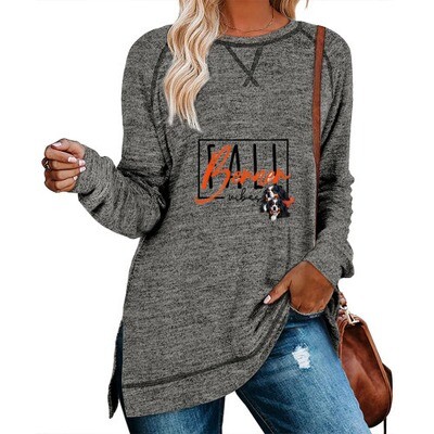 D˙Bern Designe open shoulder Berner sweatshirt  grey