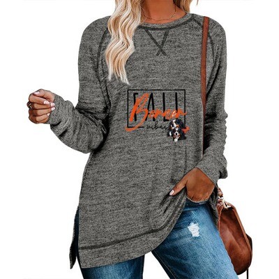 D˙Bern Designe open shoulder Berner sweatshirt grey