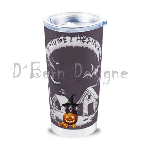 D˙Bern Designe Halloween Berner tumbler- stainless steel 540ml /18oz
