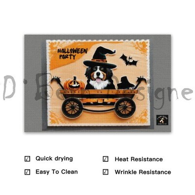 ​D˙Bern Designe Halloween Berner  Dinner Plate Mat / 2 ,4 or 6 pcs in set