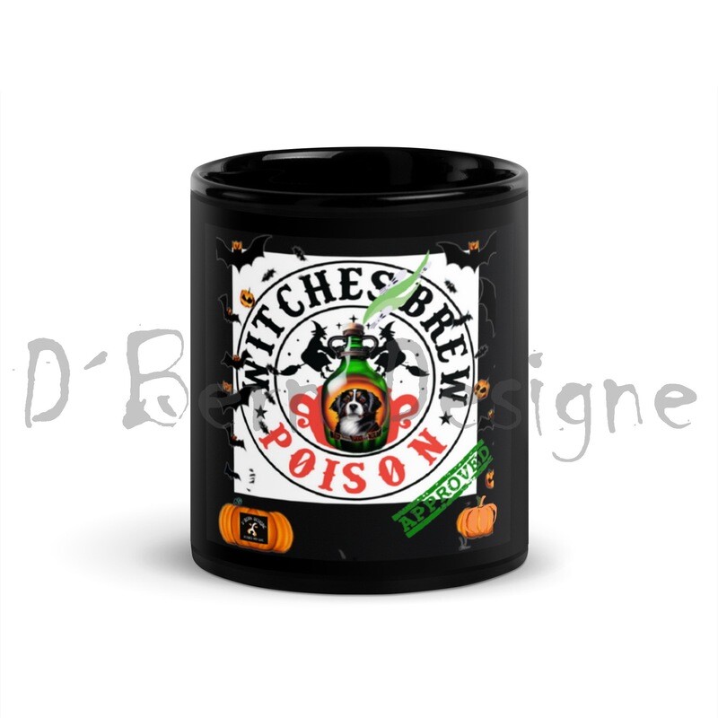 D´Bern Designe Berner halloween Poison  Glossy Mug / 2 sizes