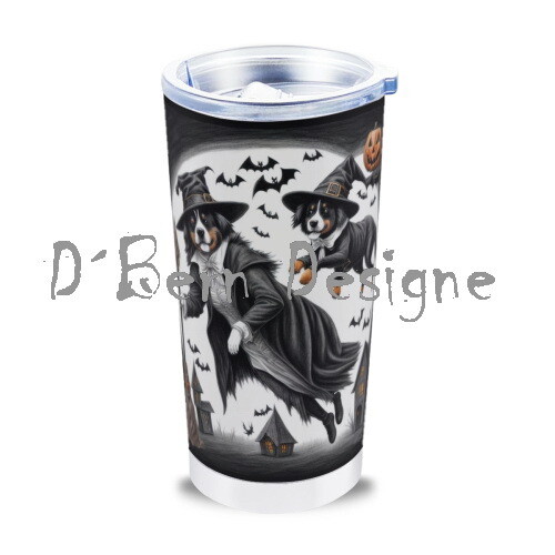 D˙Bern Designe Halloween Berner H tumbler- stainless steel 540ml /18oz