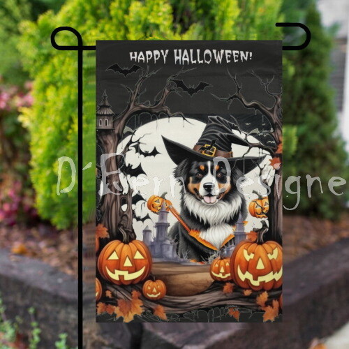 D´Bern Designe ​ Halloween Bern garden Flag B / both side design