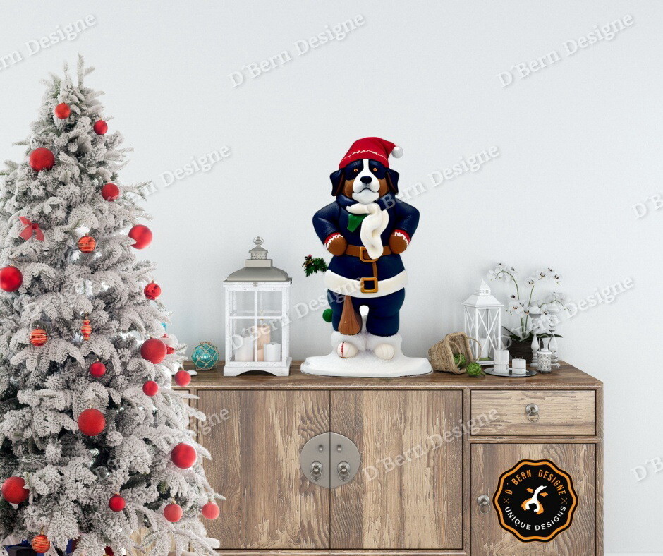 D˙Bern Designe IN and OUTside Winter A Berner  metal sign in COLORS