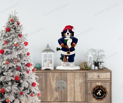 D˙Bern Designe IN and OUTside Winter A Berner  metal sign in COLORS