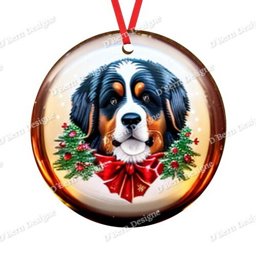 D´Bern Designe round wooden ornament Berner 3