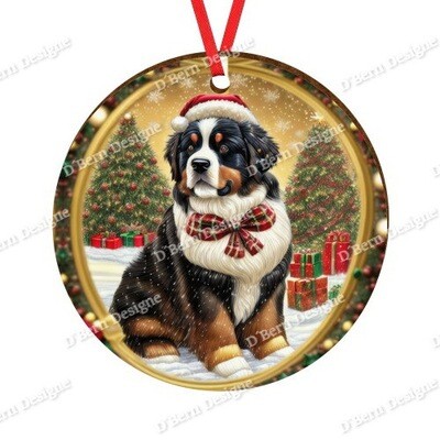 D´Bern Designe round wooden ornament Berner 12