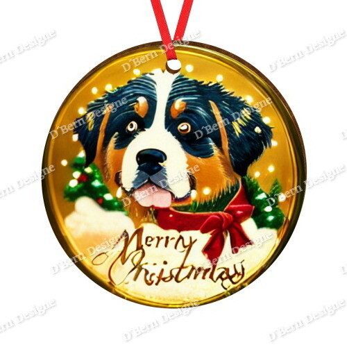 D´Bern Designe round wooden ornament Berner 17