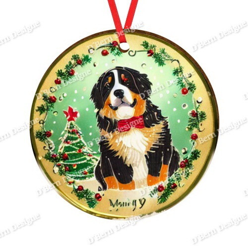 D´Bern Designe round wooden ornament Berner 4