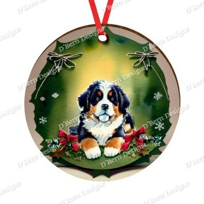 D´Bern Designe round wooden ornament Berner 10