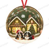 D´Bern Designe round wooden ornament Berner 14