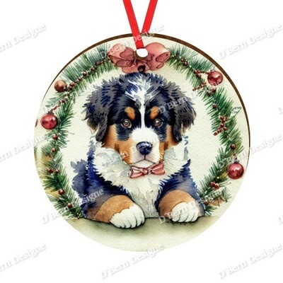 D´Bern Designe round wooden ornament Berner 11