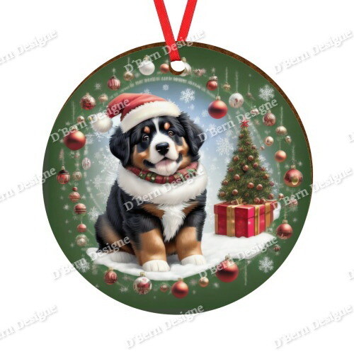 D´Bern Designe round wooden ornament Berner 19