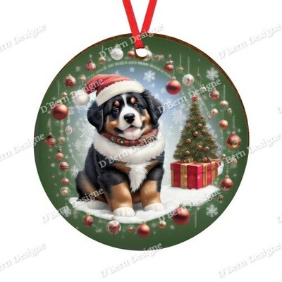 D´Bern Designe round wooden ornament Berner 19