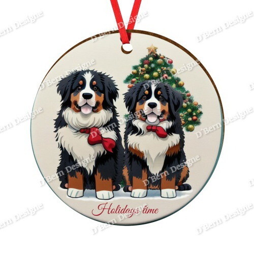D´Bern Designe round wooden ornament Berner 20